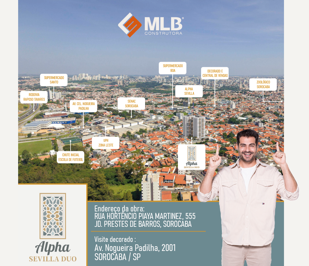 Mapa de localização Alpha Sevilla
